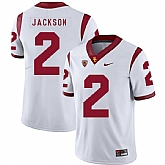 USC Trojans 2 Adoree' Jackson White College Football Jersey Dzhi,baseball caps,new era cap wholesale,wholesale hats